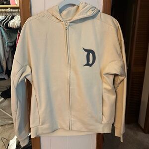 Disneyland Cream Zip-Up Hoodie
